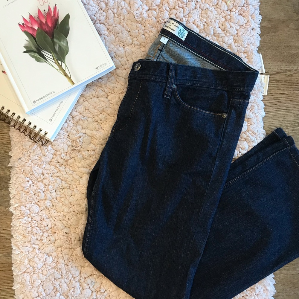 Tory Burch Habitual Dark Wash Bootcut Jeans SZ 30